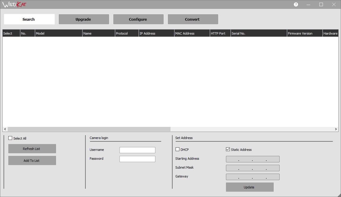 WildKat Manager Preview